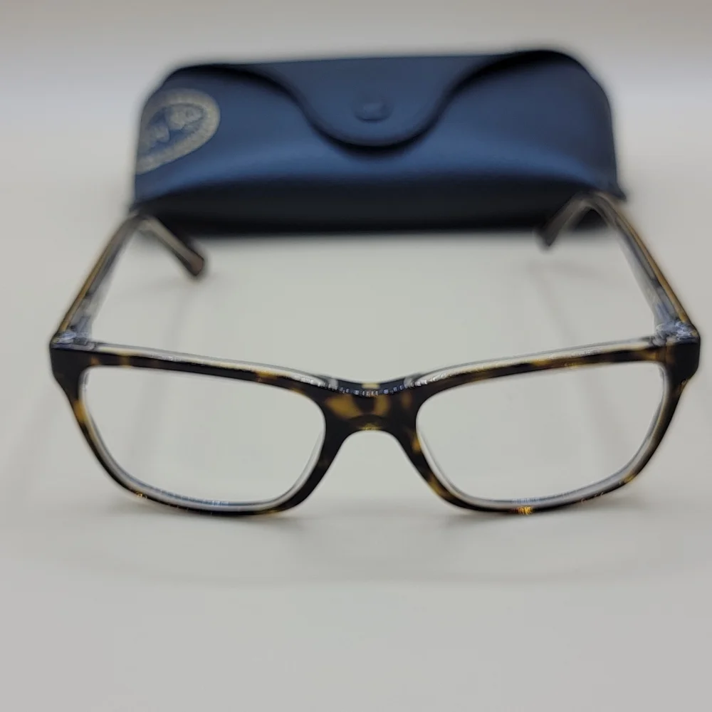Ray Ban Junior RB1536 3602 Crystal Tortoise Eyeglasses Kids 48-16 130 W/Case